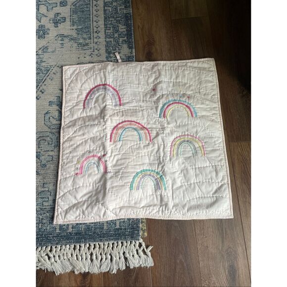 Pottery Barn Kids Molly Rainbow Quilted Sham Euro - Picture 4 of 4